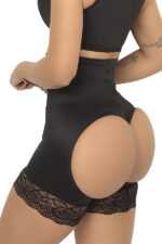 SHORT LEVANTA BUMBUM LONGO RENDADO - Imagem 4