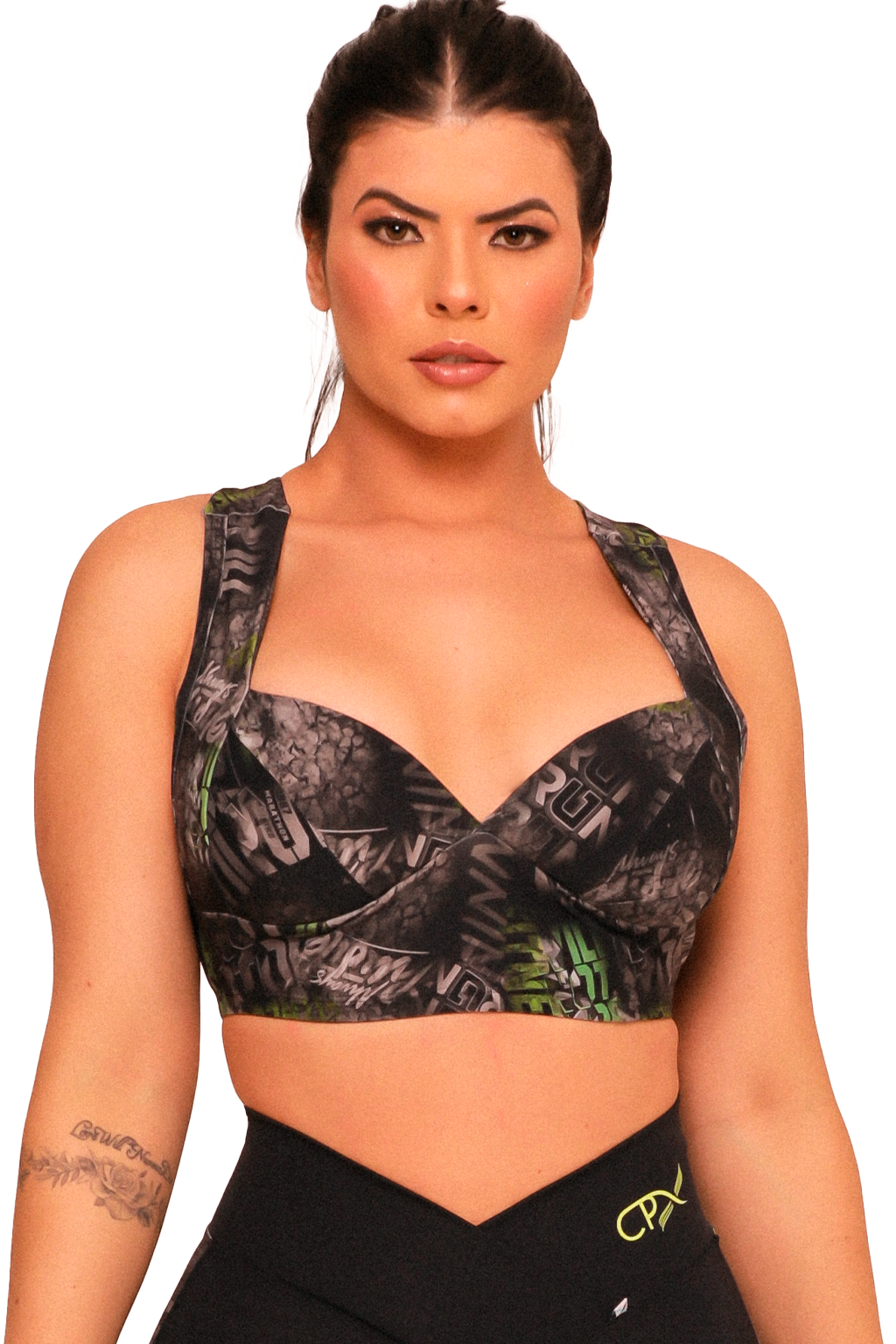 TOP-STREET-URBAN---FRENTE TOP ESTAMPADO FITNESS COMPRESS CPX - Imagem 1