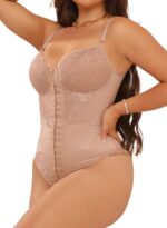 BODY MODELADOR LUXO C/ BARBATANAS ALÇA SLIM FIO DUPLO - Imagem 2